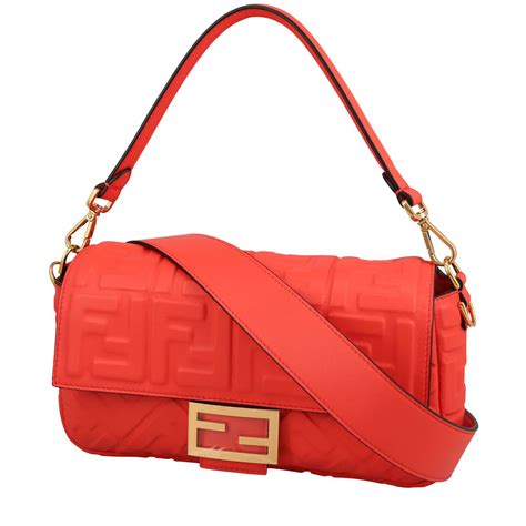 fendi baguette rossa|genuine fendi baguette.